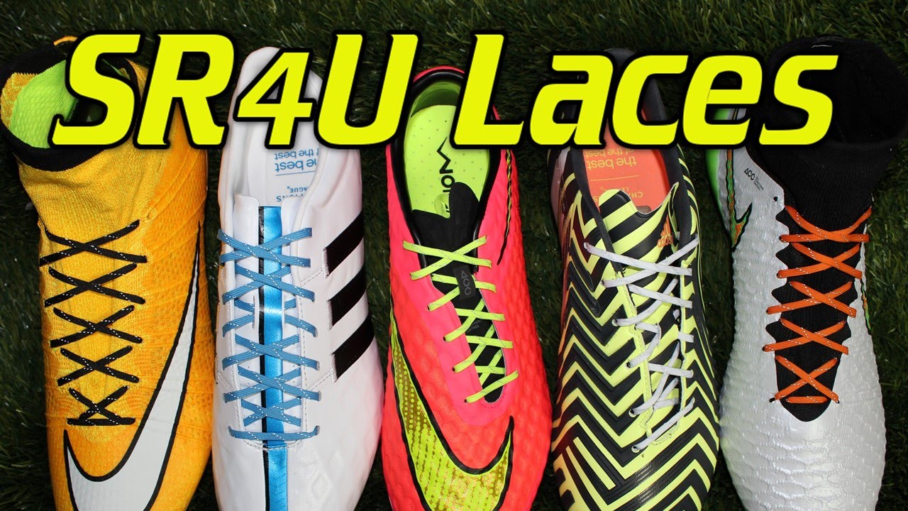 SR4U Laces - Premium Replacement Laces for Soccer Cleats/Football Boots