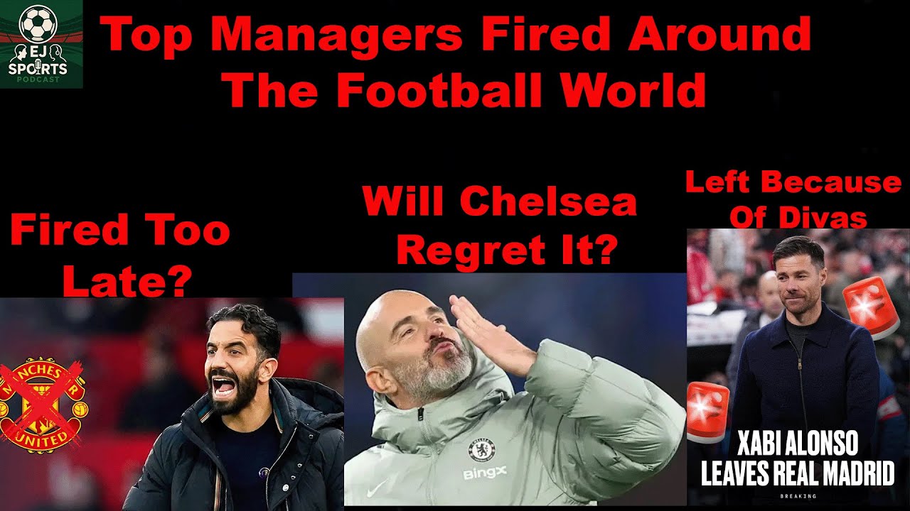 January Football Transfer Manager Sackings/ Xabi Alonso leaves Real Madrid/ Amorim fired too late?