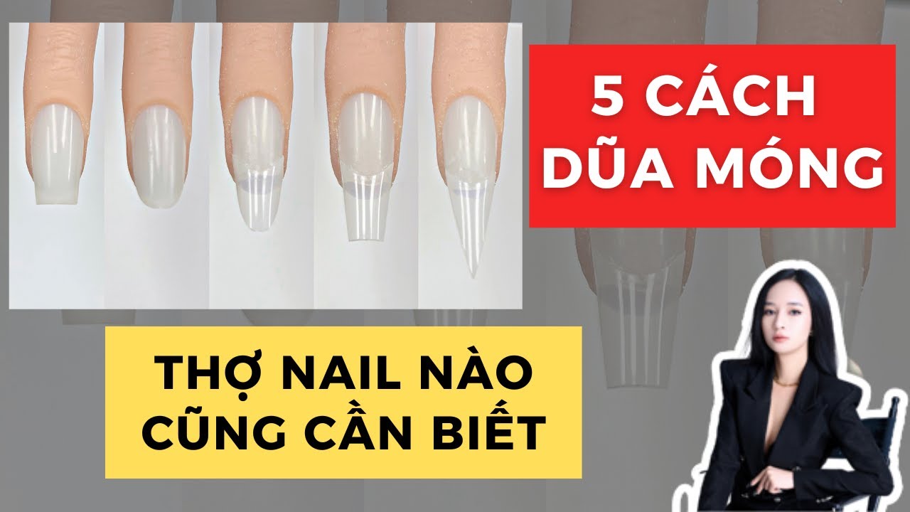 5 cách dũa móng thợ nail nào cũng cần biết