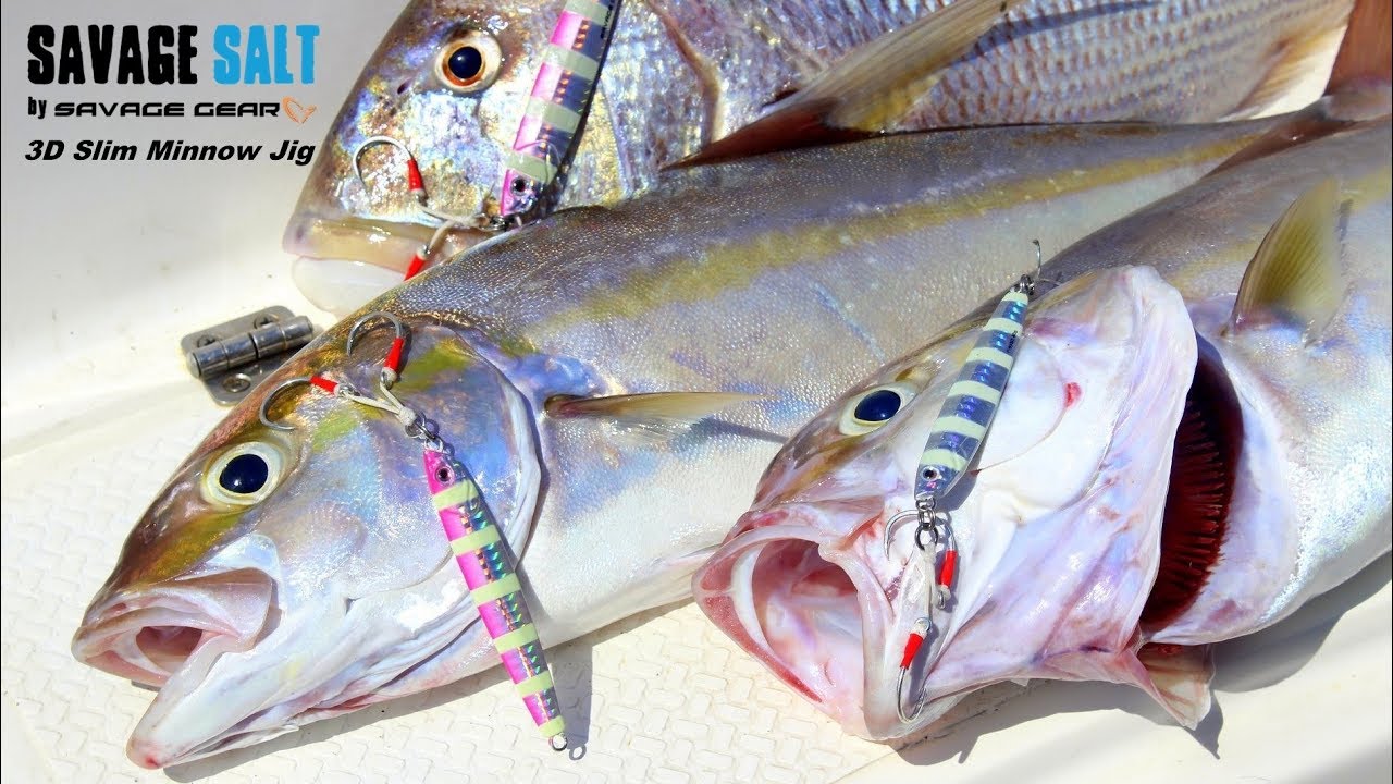 Savage Gear 3D Slim Minnow Jig / Best Vertical Jig Ever