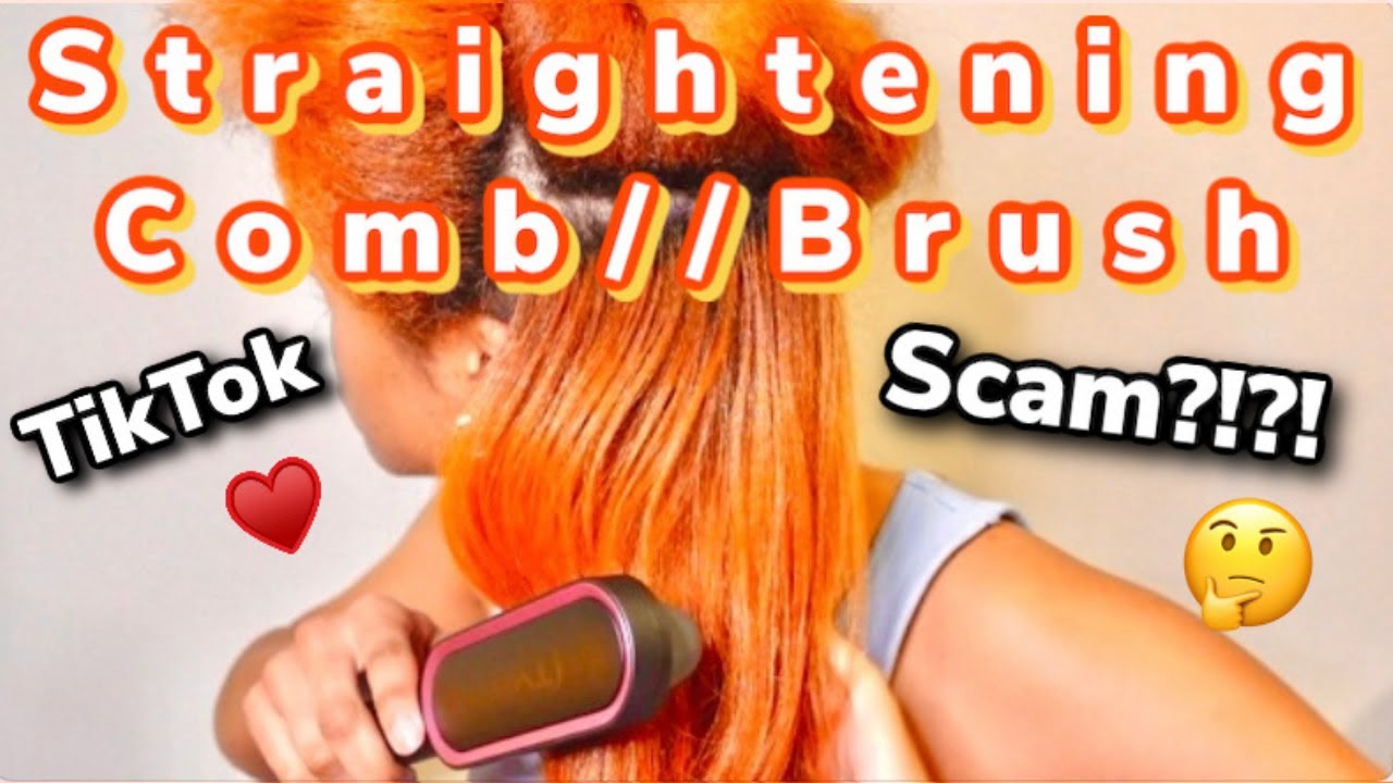TESTING TYMO STRAIGHTENING BRUSH FROM AMAZON ON TYPE 4 HAIR!