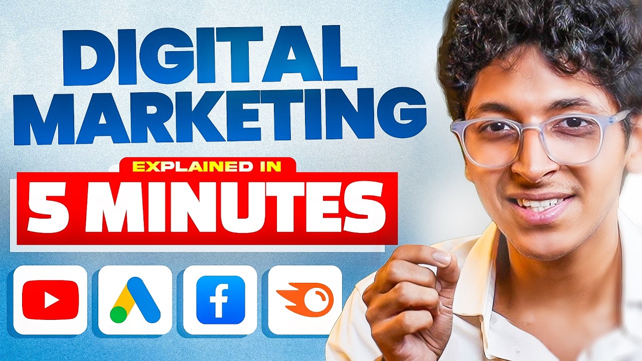The Shortest Digital Marketing Course on YouTube!🔥