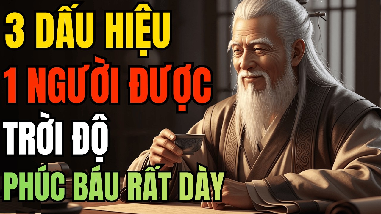 Cổ Nhân Dạy: 3 Dấu Hiệu Cho Thấy 1 Người Được Trời Độ Phúc Báu Rất Dày | Triết Lý Cuộc Sống