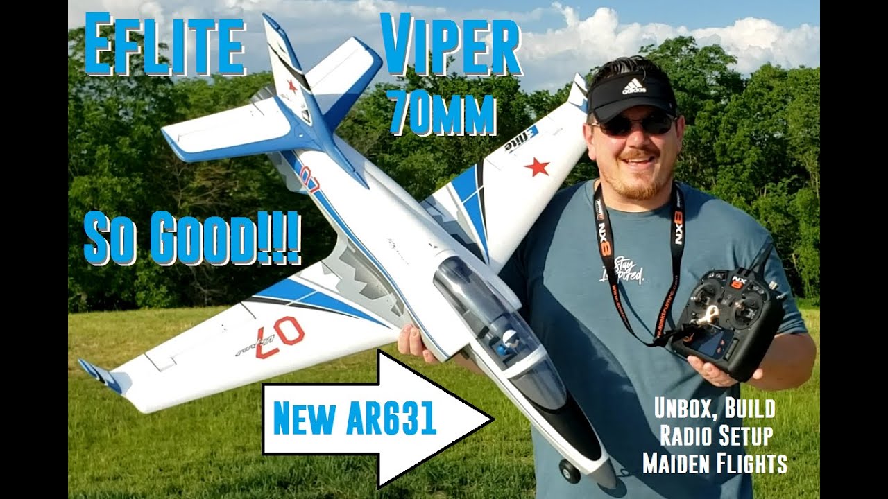 Eflite - Viper V2 - 70mm - Unbox, Build, Radio Setup, & Flights