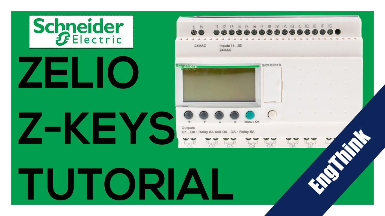 Zelio Smart Relay - Инструкция по использованию клавиш Z на передней панели в программе #zelio