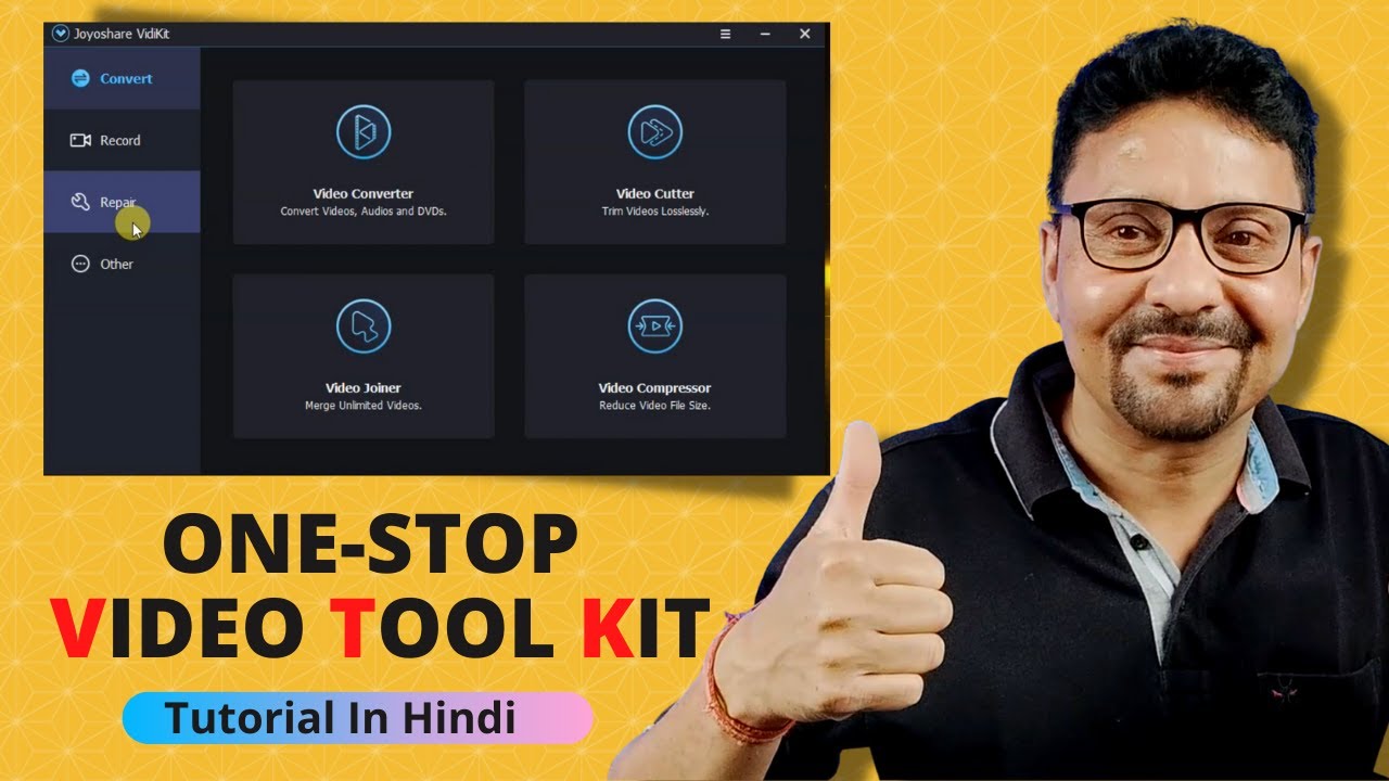 All In One Software For Video Creator | Joyoshare VidiKit Best Screen Recorder | Tutorial In Hindi