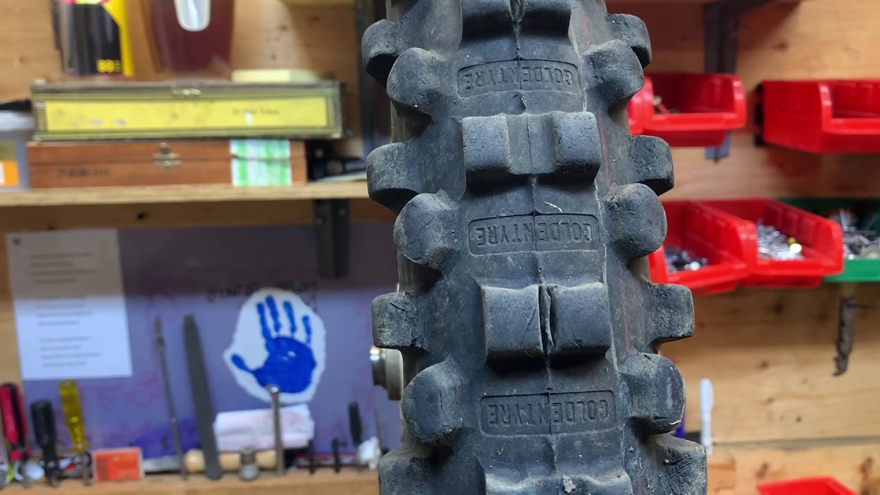Shinko MX216 vs Goldentyre GT216AA.  The best Fatty front tire