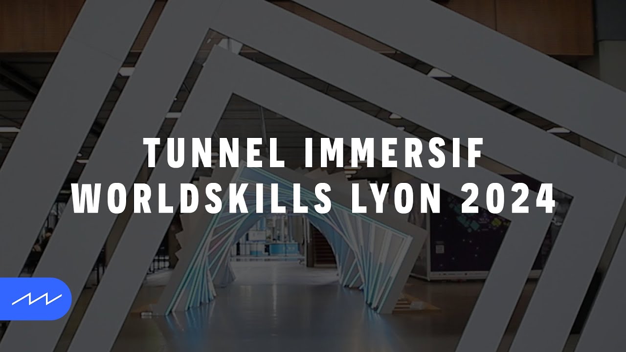 ✨Tunnel immersif son & lumi&egrave;re &agrave; Eurexpo Lyon &ndash; Exp&eacute;rience sensorielle | WORLDSKILLS - MASTER FILMS