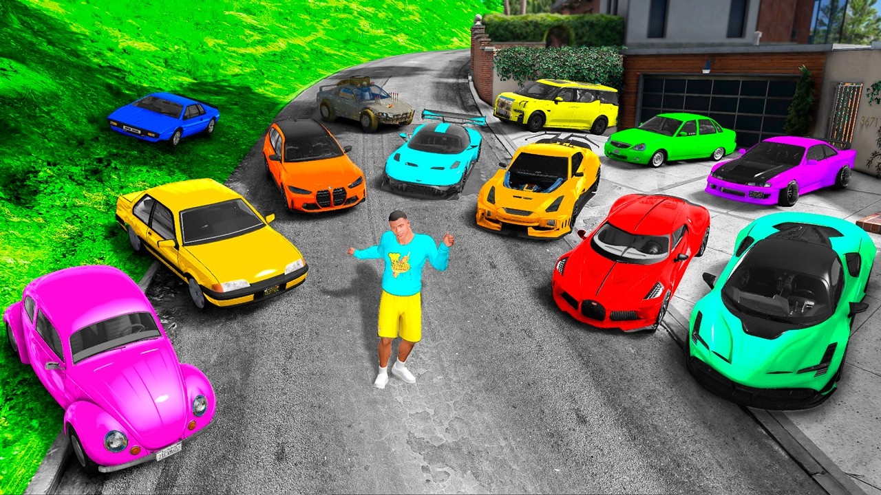 СОБИРАЮ МАШИНЫ ЧОПА В GTA 5