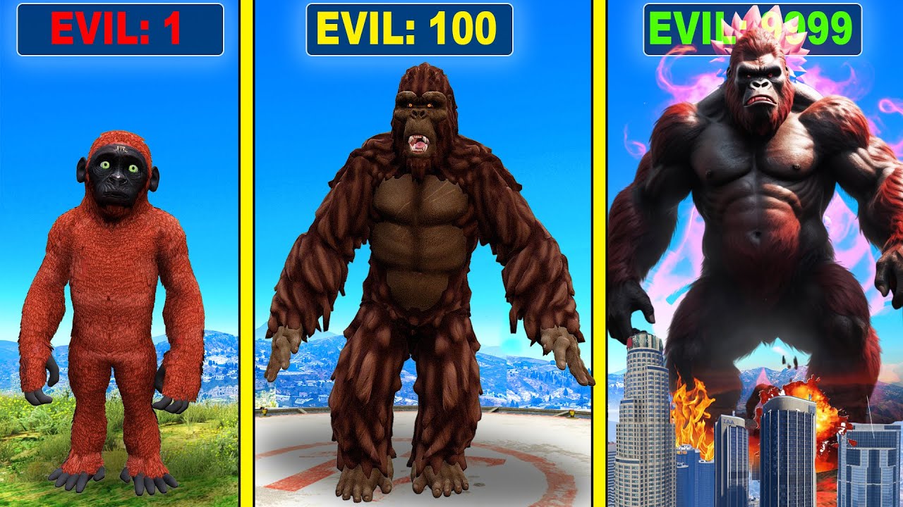 Upgrading KONG to EVIL KING KONG in GTA 5!