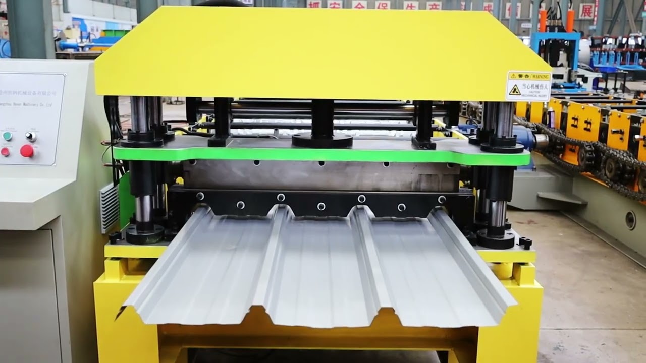 Trapezoidal roll forming machine is well commisisoned for our customer in Malaysia.#machine