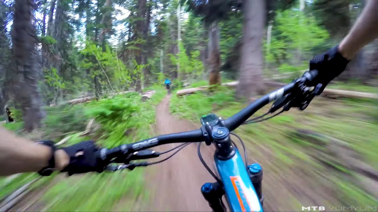 Mountain Biking Bear Canyon Trail in American Fork Canyon, Utah on the Ibis Ripmo