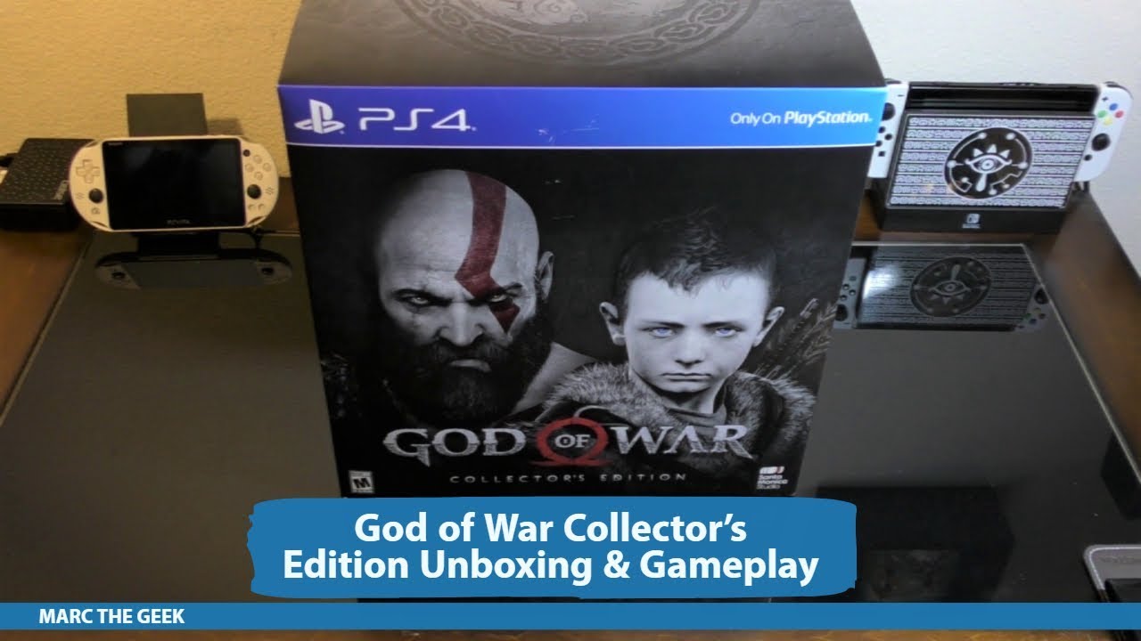 God Of War Collector's Edition Unboxing & Gameplay