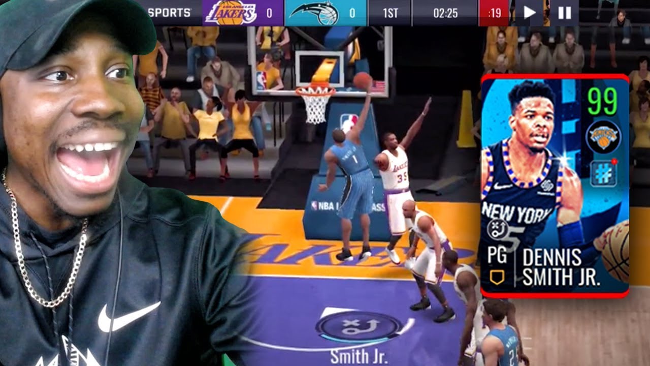 99 OVR DENNIS SMITH JR. POSTER DUNKING! NBA Live Mobile 19 Season 3 Ep. 45
