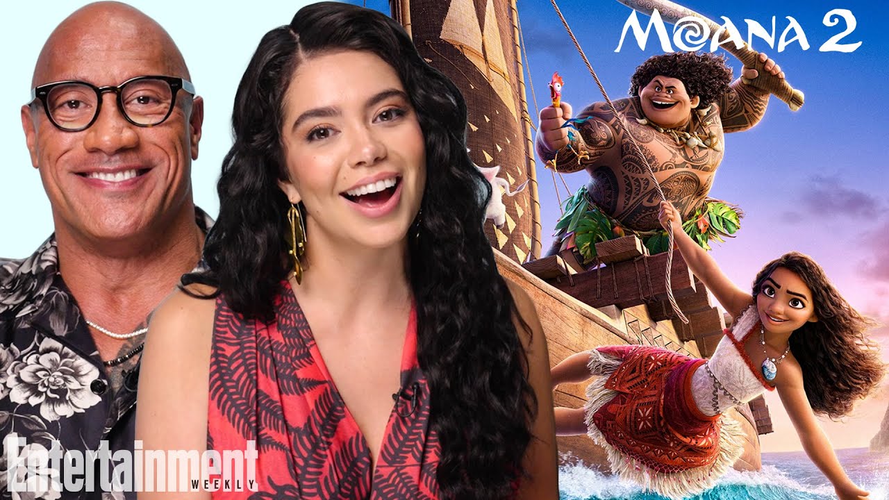 Dwayne Johnson & Auli’i Cravalho Talk 'Moana 2,' Improvising Vocals, & Their Cultures