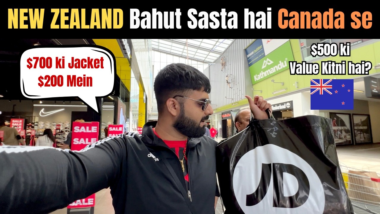Spending $500 on Winter Shopping in New Zealand | Value of $500 | Canada vs New Zealand | 70% OFF