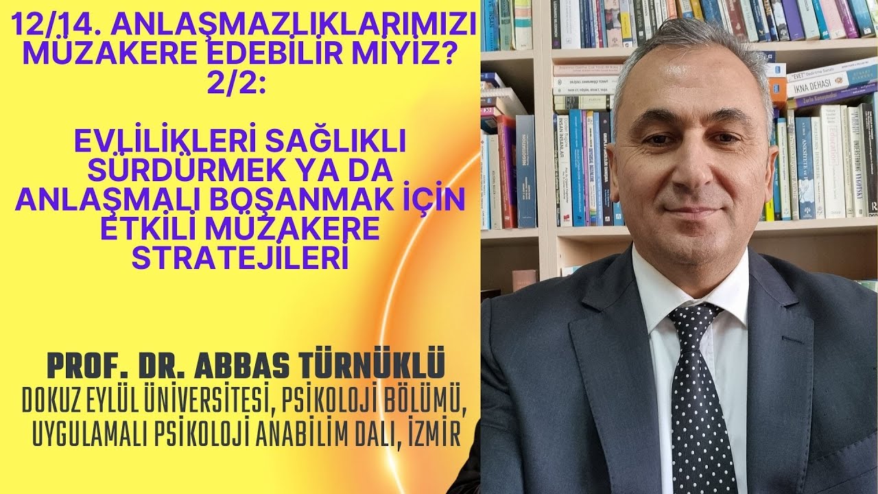 12/14. Anlaşmazlıklarımızı M&uuml;zakere Edebilir miyiz? 2/2