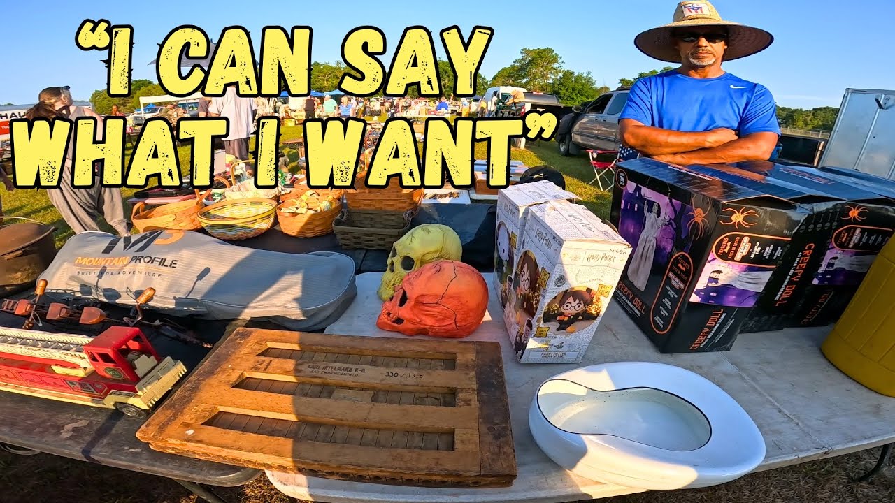 The Flea market never ceases to SHOCK me!