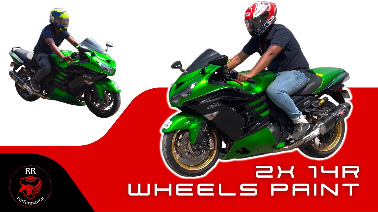 KAWASAKI ZX14R WHEELS PAINT (GOLD) - RR PERFORMANCE RACING