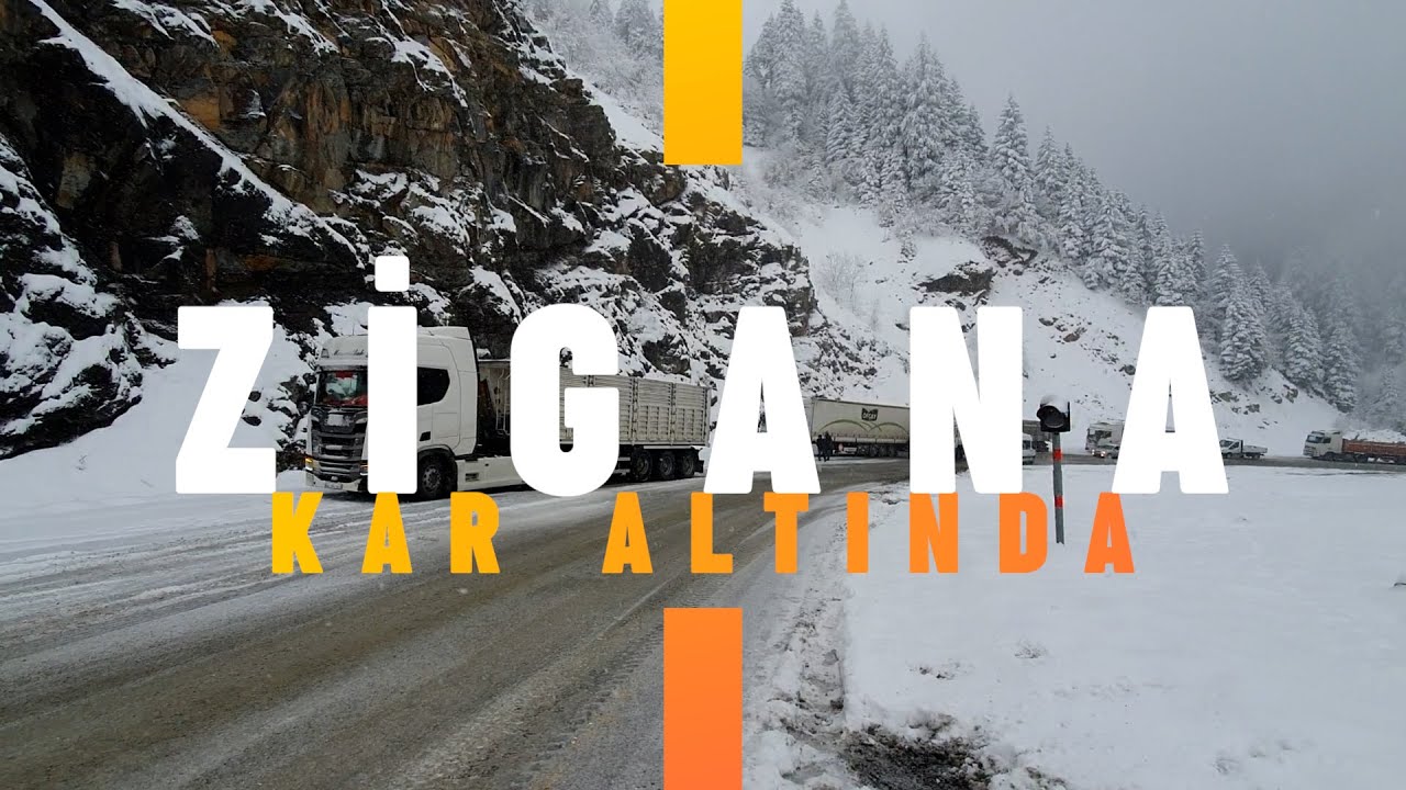 #Zigana geçidi kar altında
