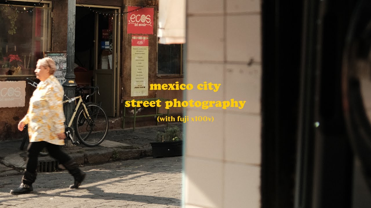 уличная фотография в Мехико от первого лица (Fuji X100V)