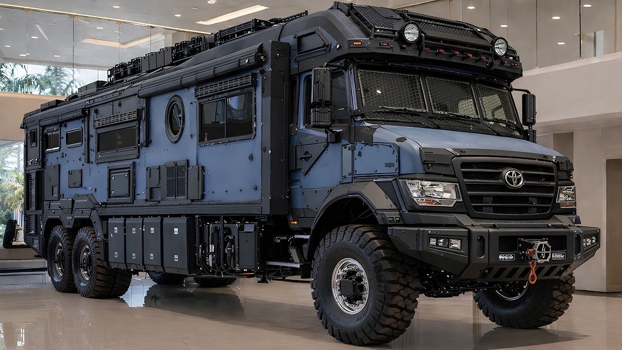 Обзор автодома Toyota Emberhorn 6x6 2026 года | Роскошный автономный электрический дом на колесах...