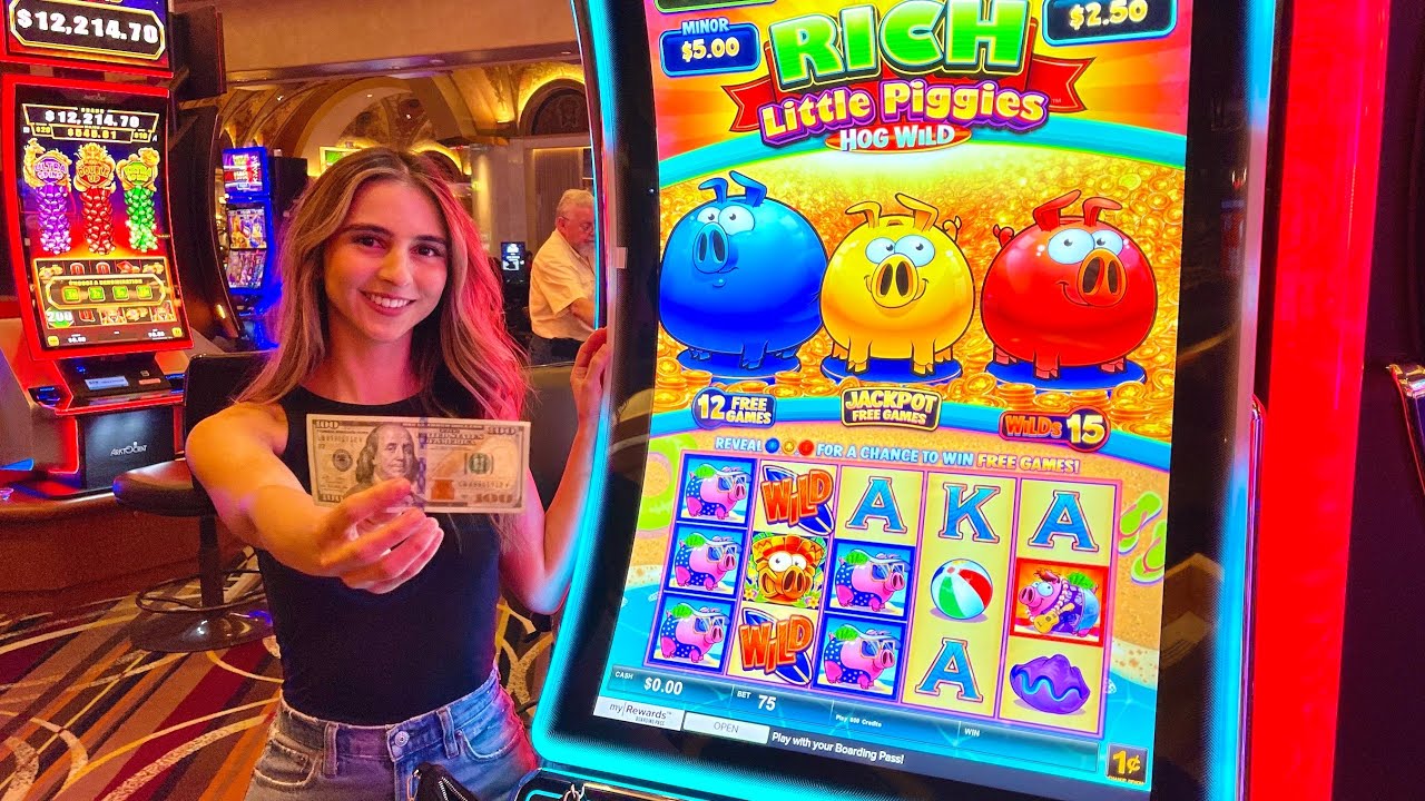 Я сорвал РЕДКИЙ ОГРОМНЫЙ БОНУСНЫЙ ВЫИГРЫШ в игровом автомате Rich Little Piggies!!!