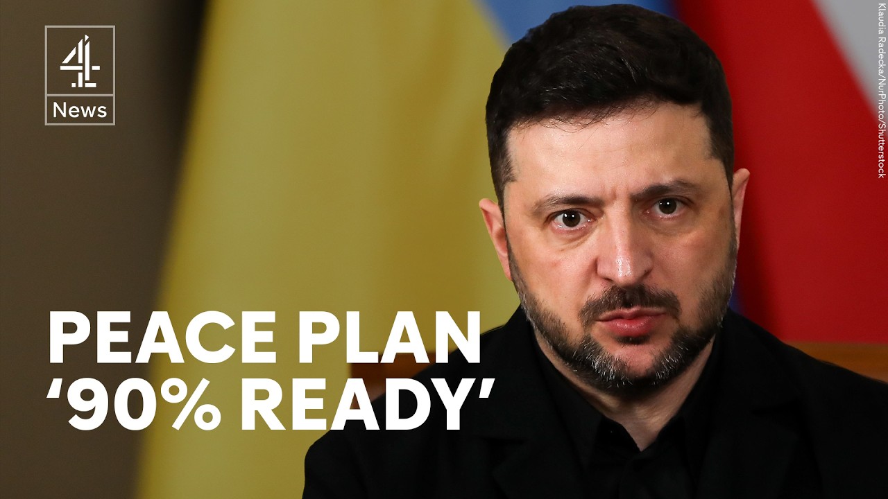 Ukraine Russia war: Zelenskyy claims peace plan progress