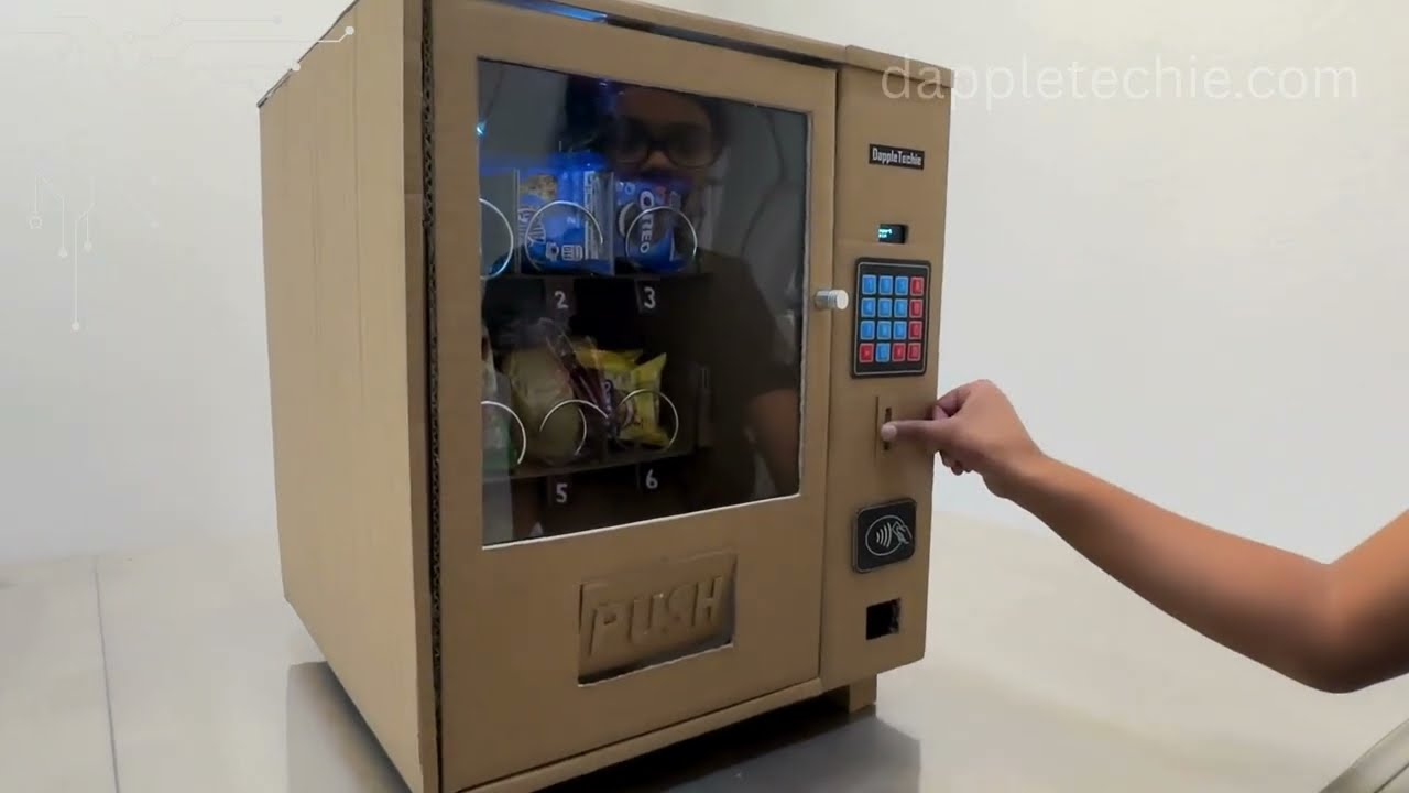 How to build a SMART Cardboard Vending Machine with ESP32!