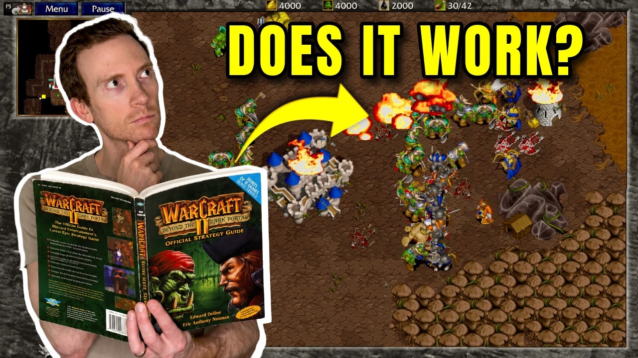 Я попытался пройти Warcraft II: Beyond the Dark Portal, используя только стратегическое руководство