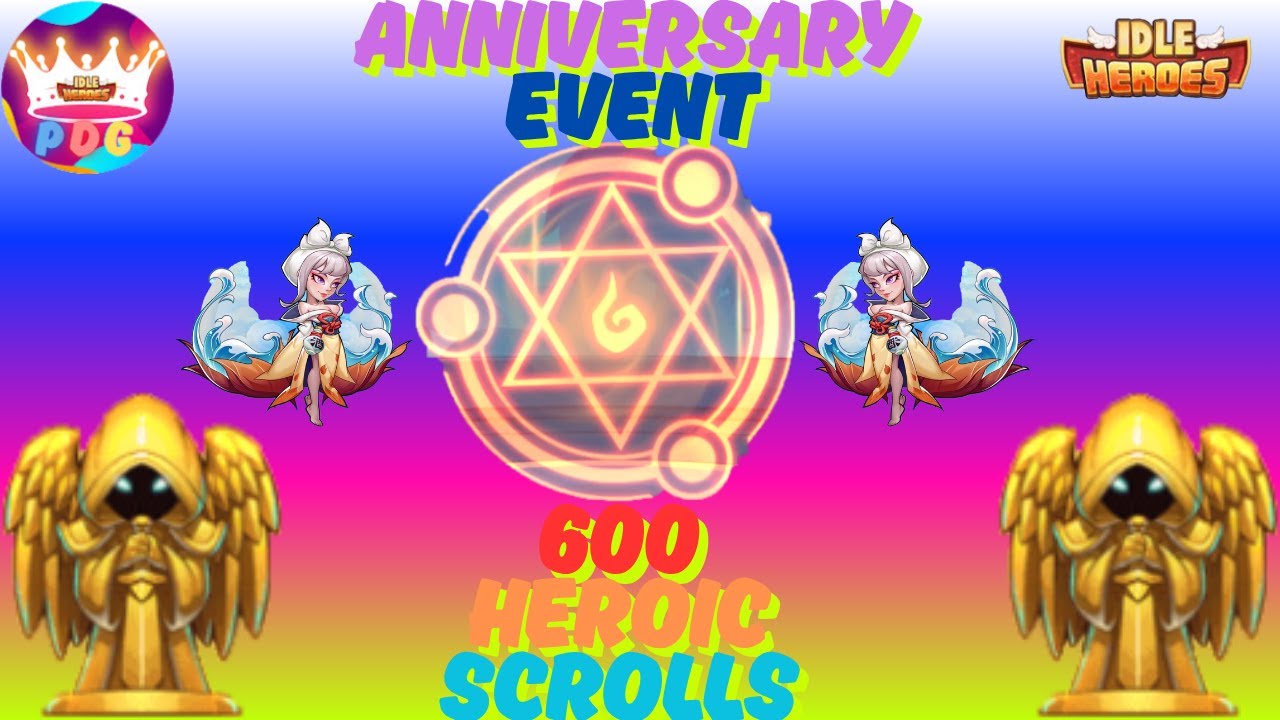600 HS for our F2P account Idle Heroes