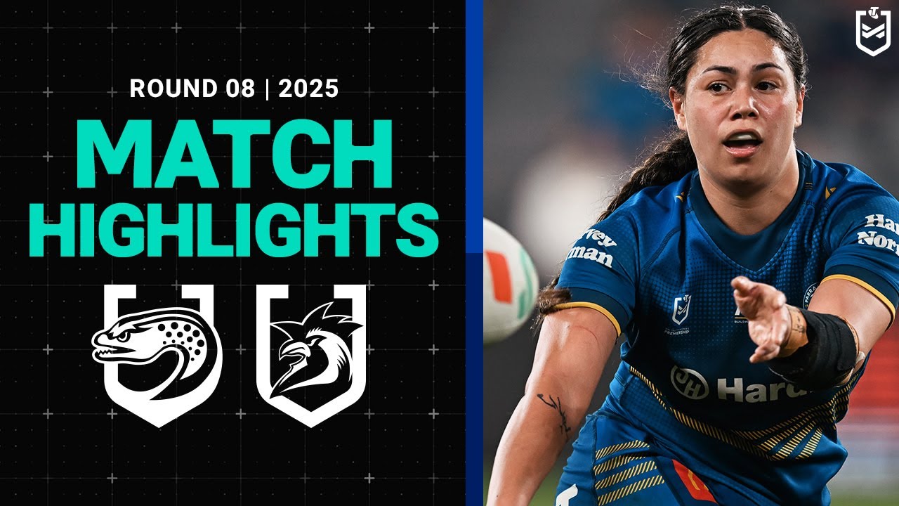 2025 NRLW Match Highlights | Eels v Roosters | Round 8