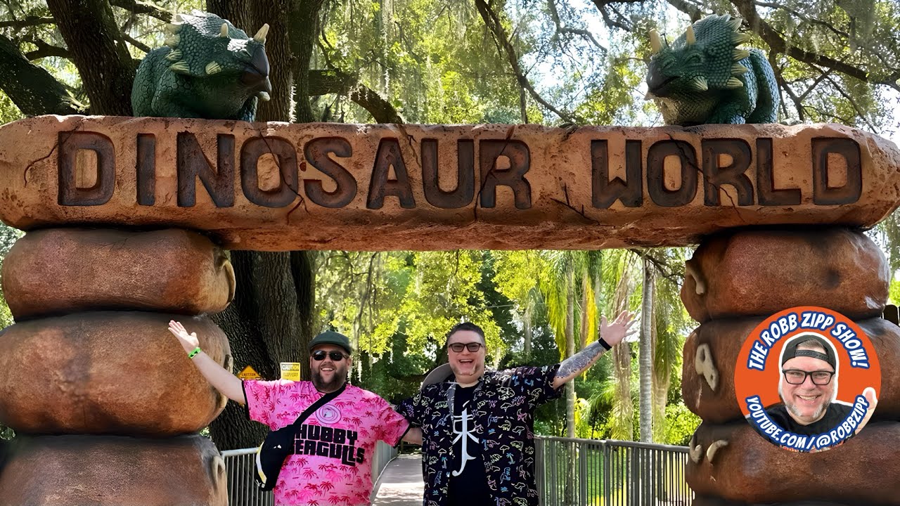 🦖 ROBB ZIPP & @SoccerZombieSTL GO TO DINOSAUR WORLD