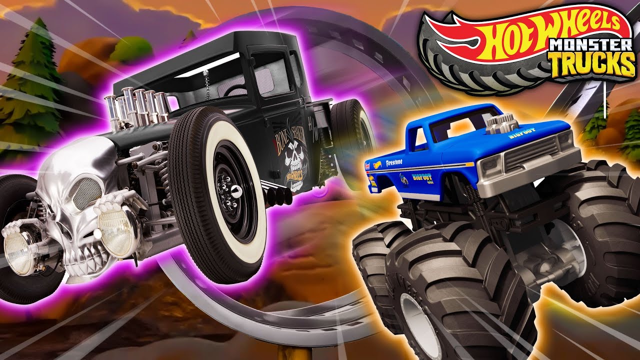 Bone Shaker Pr&oacute;buje Nowego Planu! | Hot Wheels Monster Trucks