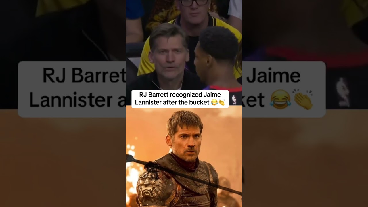 RJ Barrett recognized Jaime Lannister from Game of Thrones 😂