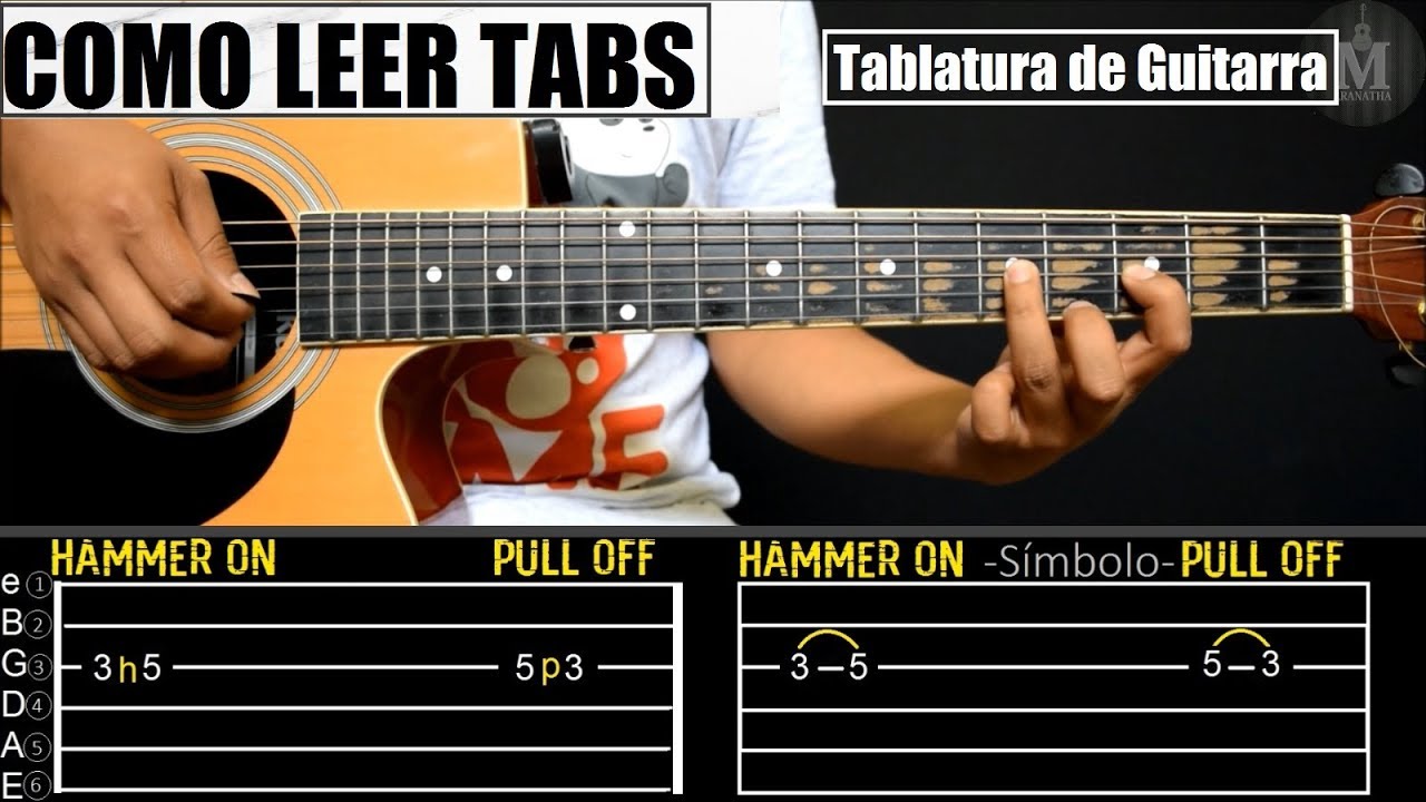 Como Leer Tablaturas De Guitarra | Slide | Bending | Relase | Vibrato | Hammer On | Pull off | Mute