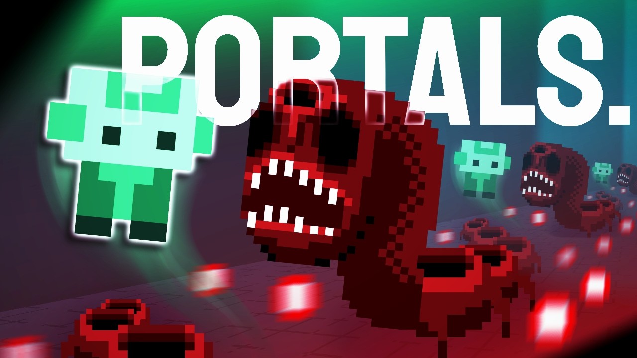 I added a Portal Boss Fight to my Bullet Hell game