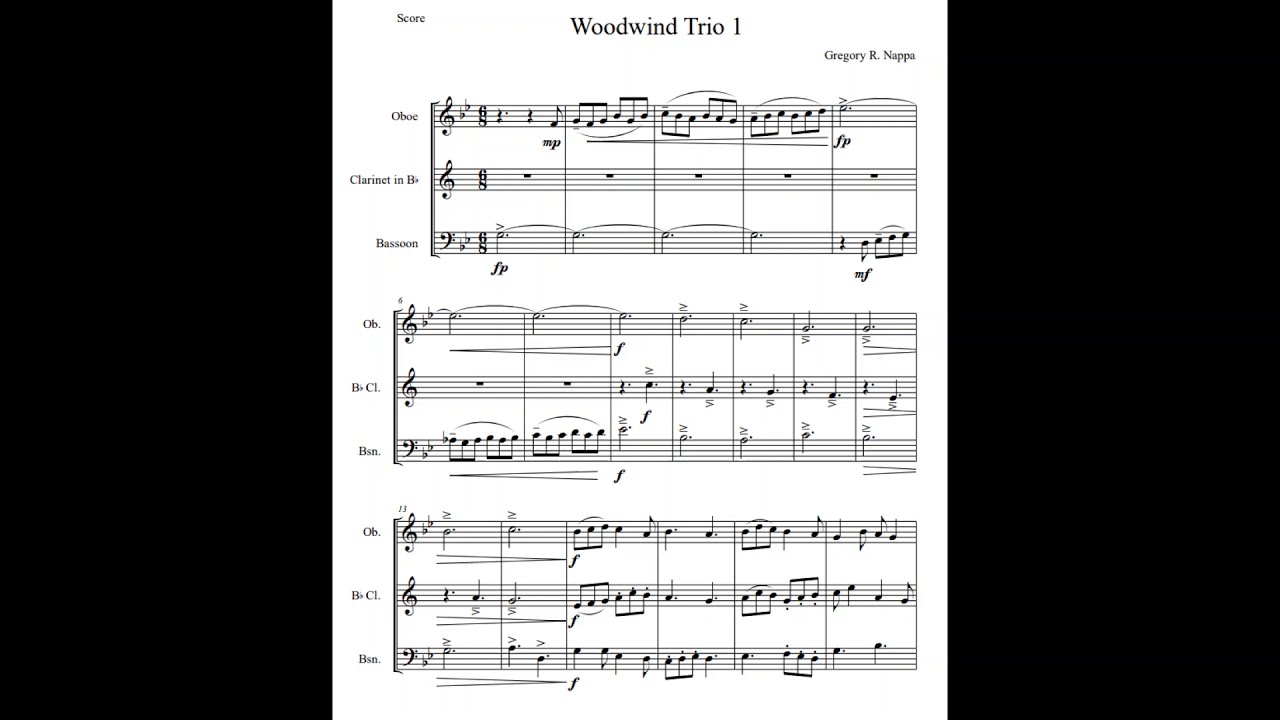 Woodwind Trio