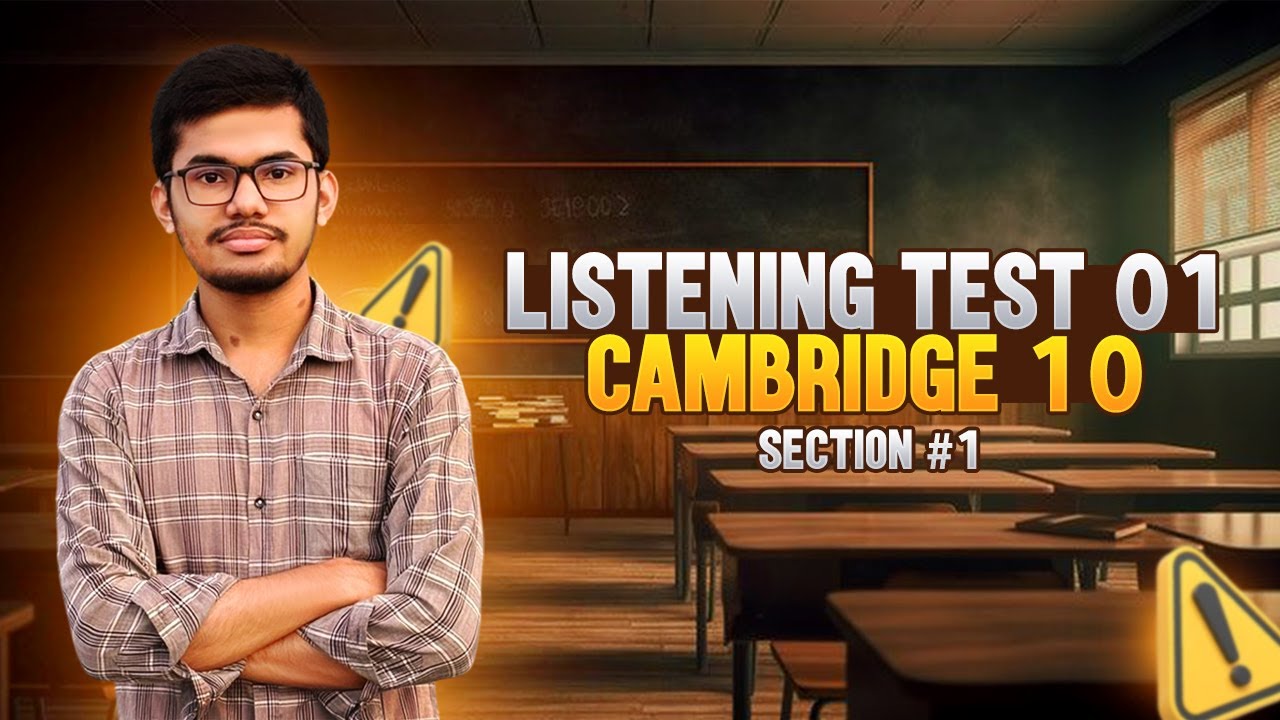 Cambridge 10 Listening Test 1 Section 1 | Open Routes | #ielts #ieltslistening #cambridge #begginers