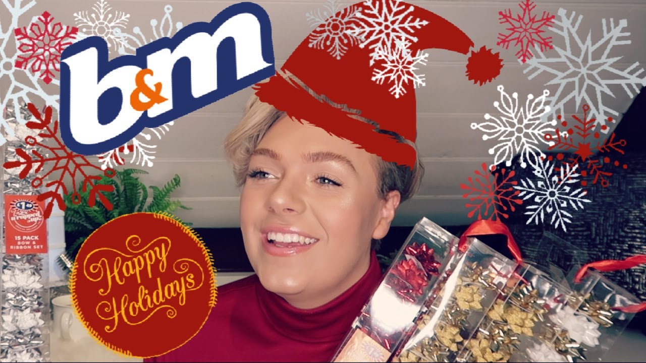 HUGE B&M CHRISTMAS WRAPPING HAUL 2019!!! - Oliver James Life