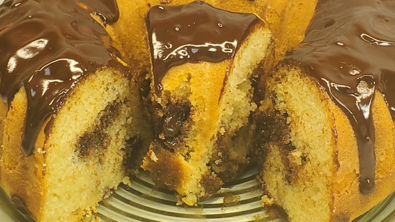 como hacer esta deliciosa rosca rellena de chocolate super humeda