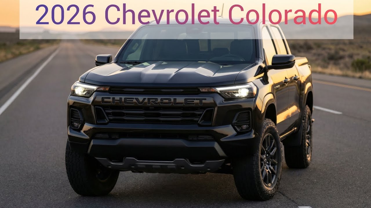 2026 Chevrolet Colorado Black Metallic | Power, Performance & Features #usacars 