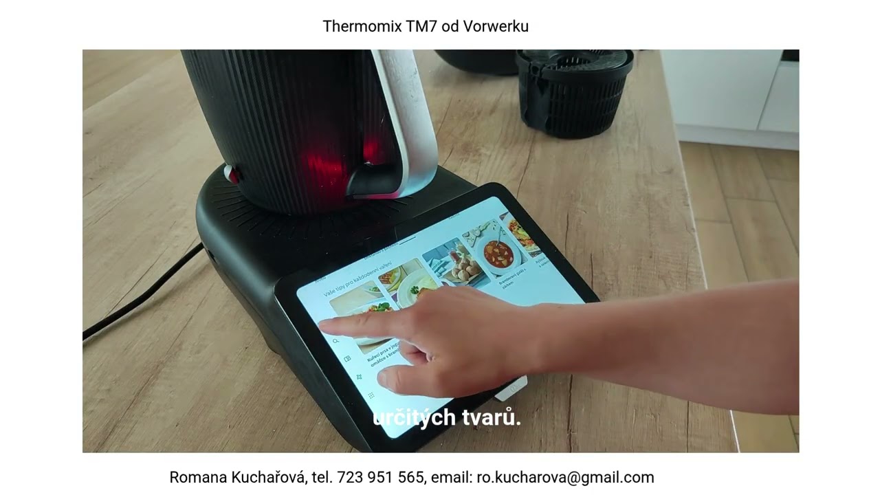 Thermomix 7 - jak vypadá displej a jaké má funkce