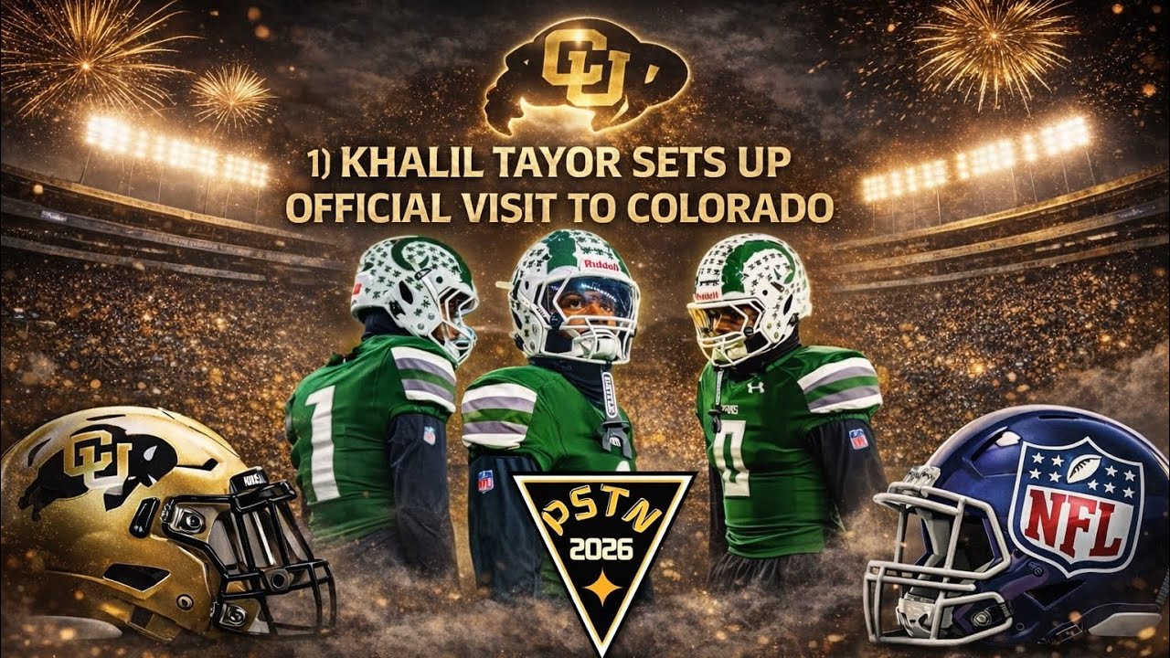 Colorado Football Recruiting: Khalil Taylor Sets Up Official Visit to Colorado | 2025 NFL Chances