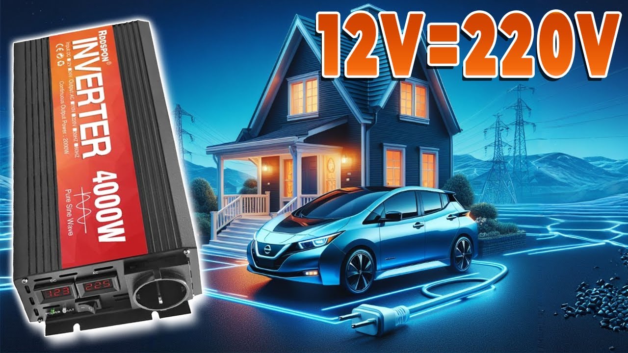 Электроавтономия дома ⚡🏠 DIY: Аккумулятор Nissan Leaf Инвертор RDDSPON независимость от электросети