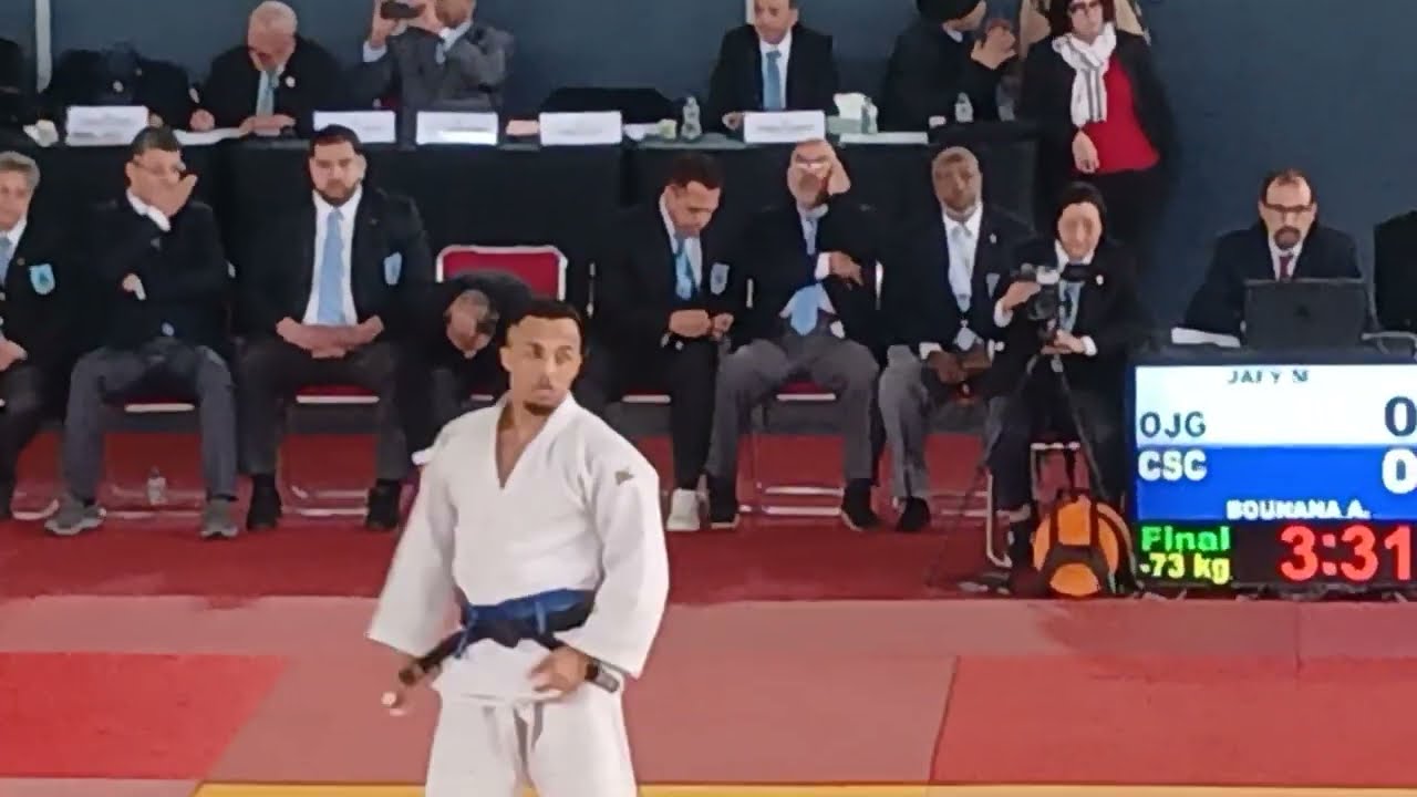 Championat du maroc de judo seniors 2023  final moins -73kg Jafy.M vs Bounana.A