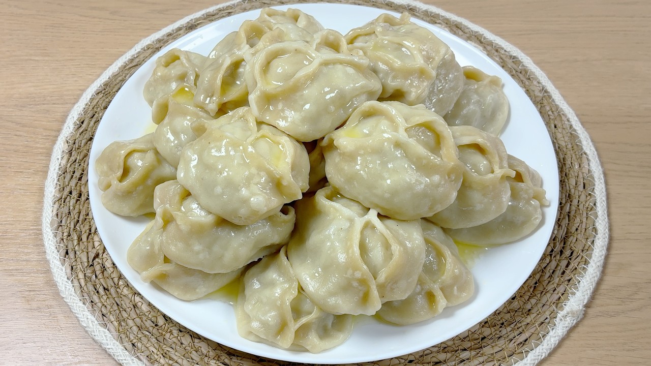 Узбекские Манты | Классический Рецепт с Рубленым Мясом и Луком