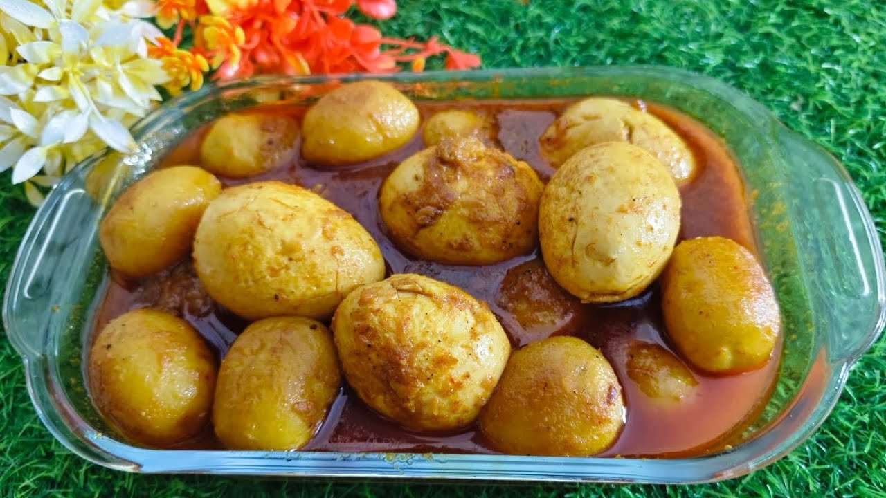 Anda Aalu Curry Recipe// Easy & Tasty Boiled egg and Potato Recipe.!!
