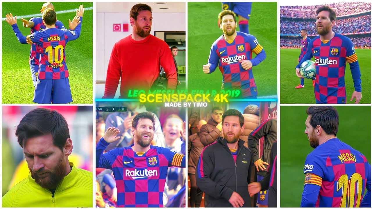 Messi Vs Eibar 2019 / RARE CLIPS ● SCENEPACK 4K (With AE CC and TOPAZ)