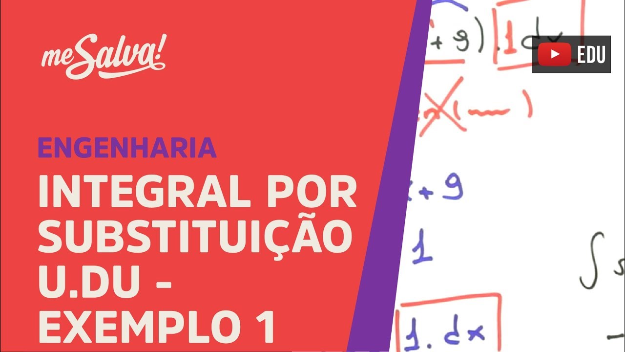 Me Salva! INT10 - Exemplo 1: Integral por substituição u.du